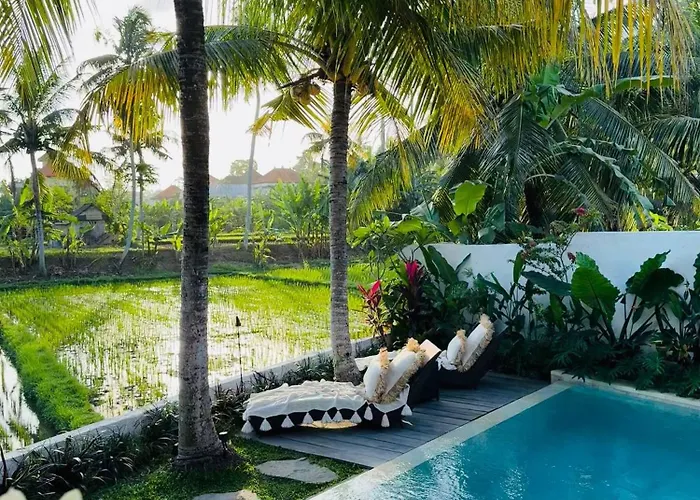 Honeymoon Private Pool Rice View Сasa de vacaciones Ubud