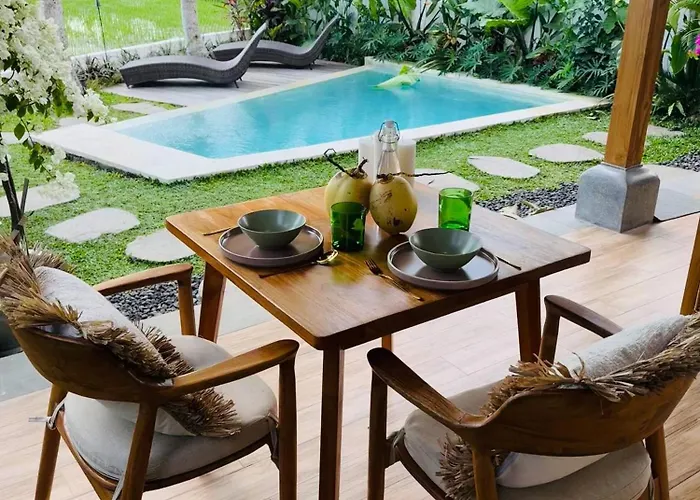 Honeymoon Private Pool Rice View *